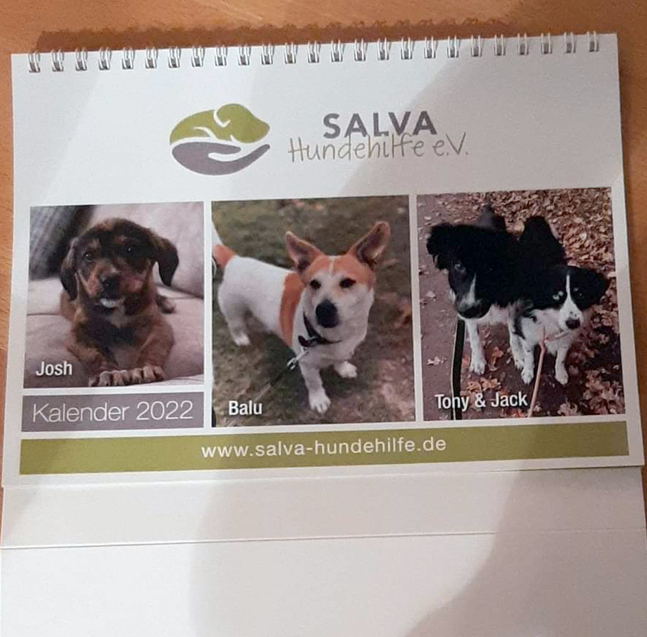 SALVA Hundehilfe Kalender 2022