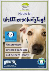 Extra Futteraktion "FEED A DOG" 04.10.2024 - Welttierschutztag