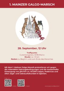 1. Mainzer Galgo-Marsch - 28. September 2024