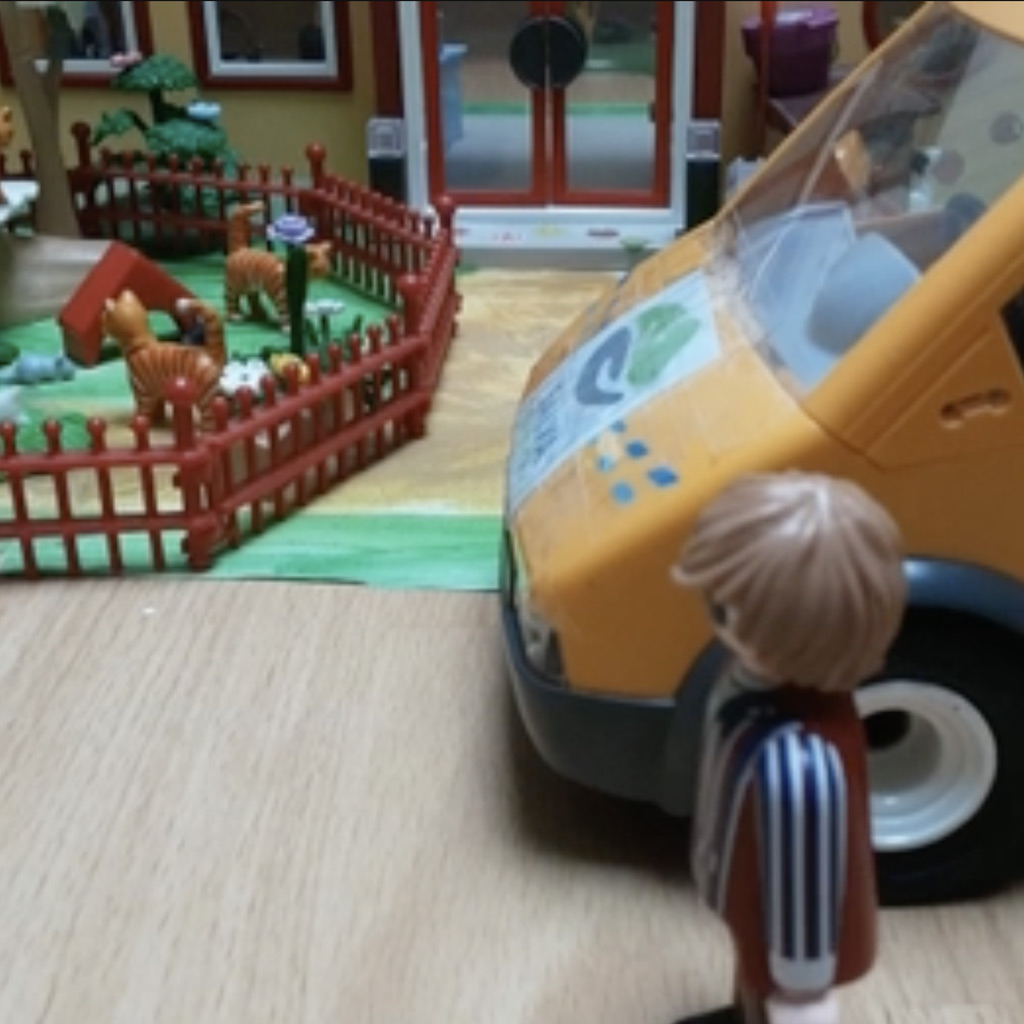 Junger Tierschützer ganz kreativ!