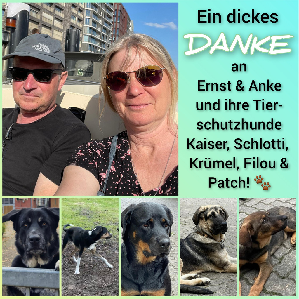 Von Herzen Danke - Ernst und Anja Schäfer!