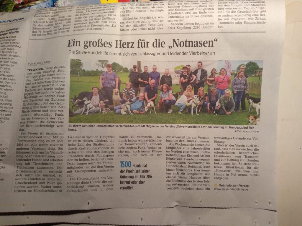 10 Jahre SALVA Hundehilfe!